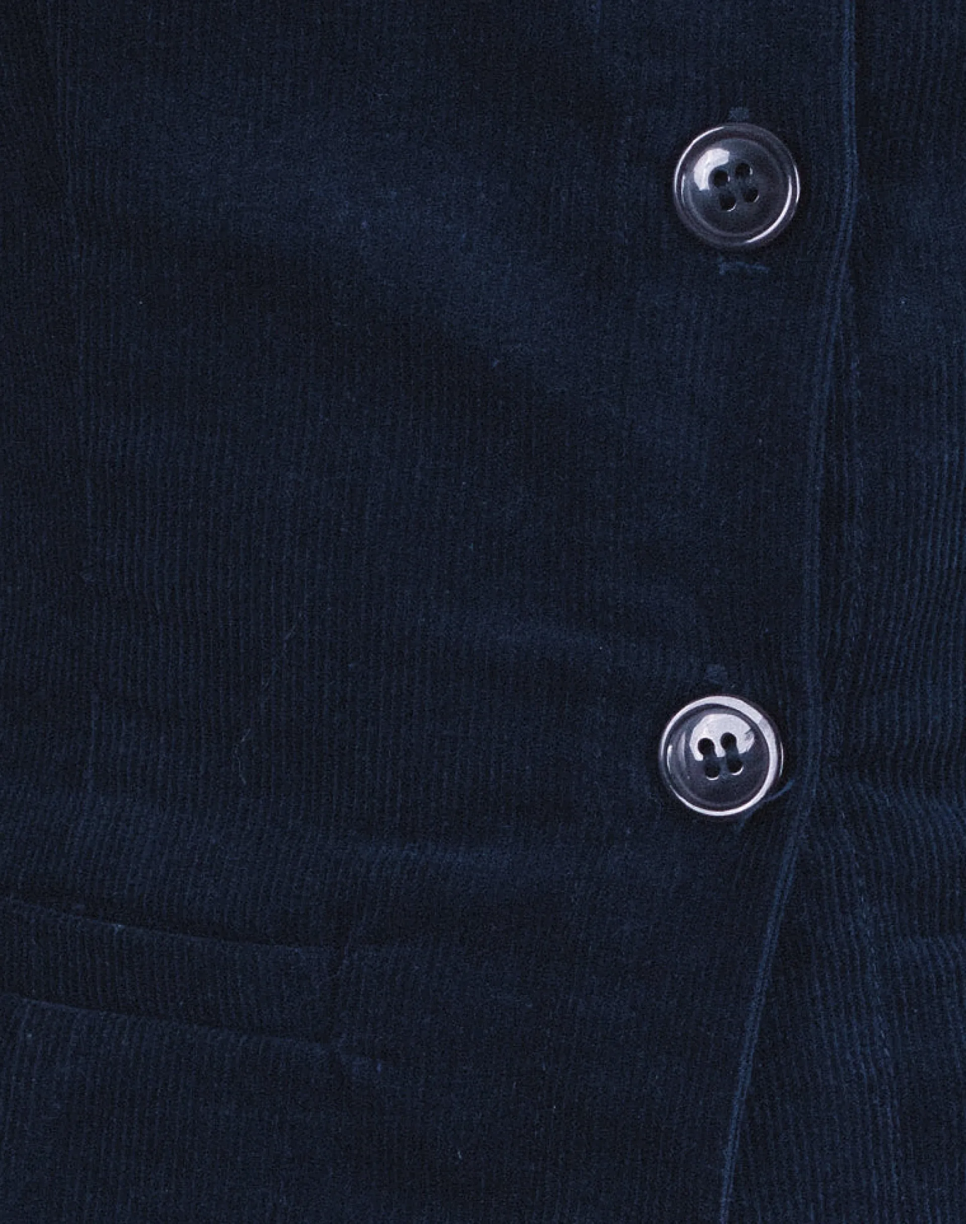 Motel Rocks Tailoring | Co-Ords-Ganita Vest in Baby Cord Navy BabyCordNavy