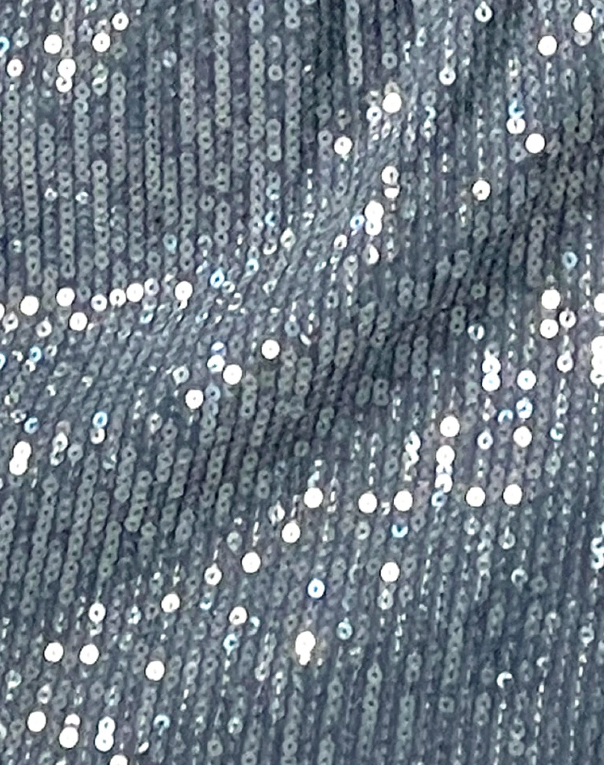 Motel Rocks Mini Skirts-Garida Mini Skirt in Silver Sequin SilverSequin