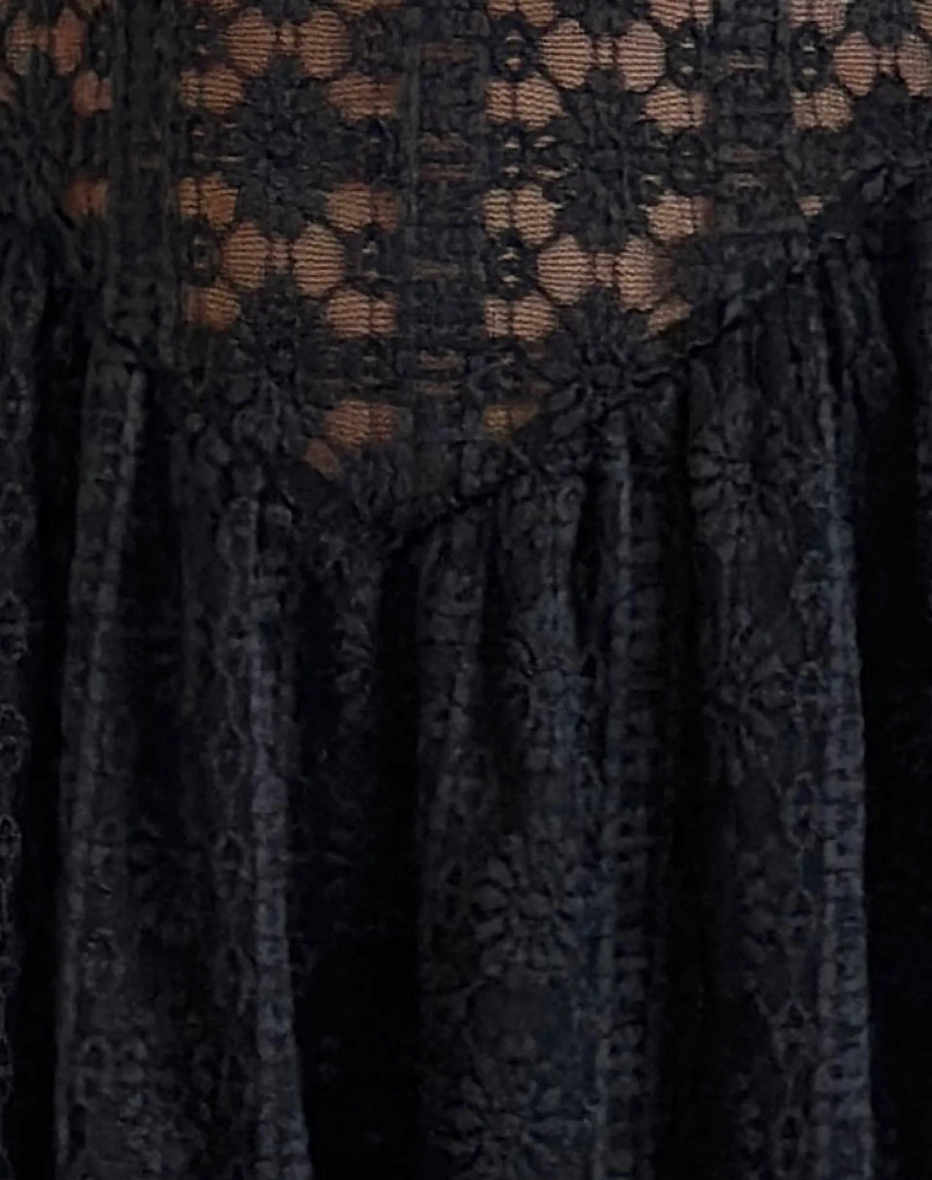 Motel Rocks Little Black Dresses | Mini Dresses-Geni Mini Dress in Regal Lace Black RegalLaceBlack