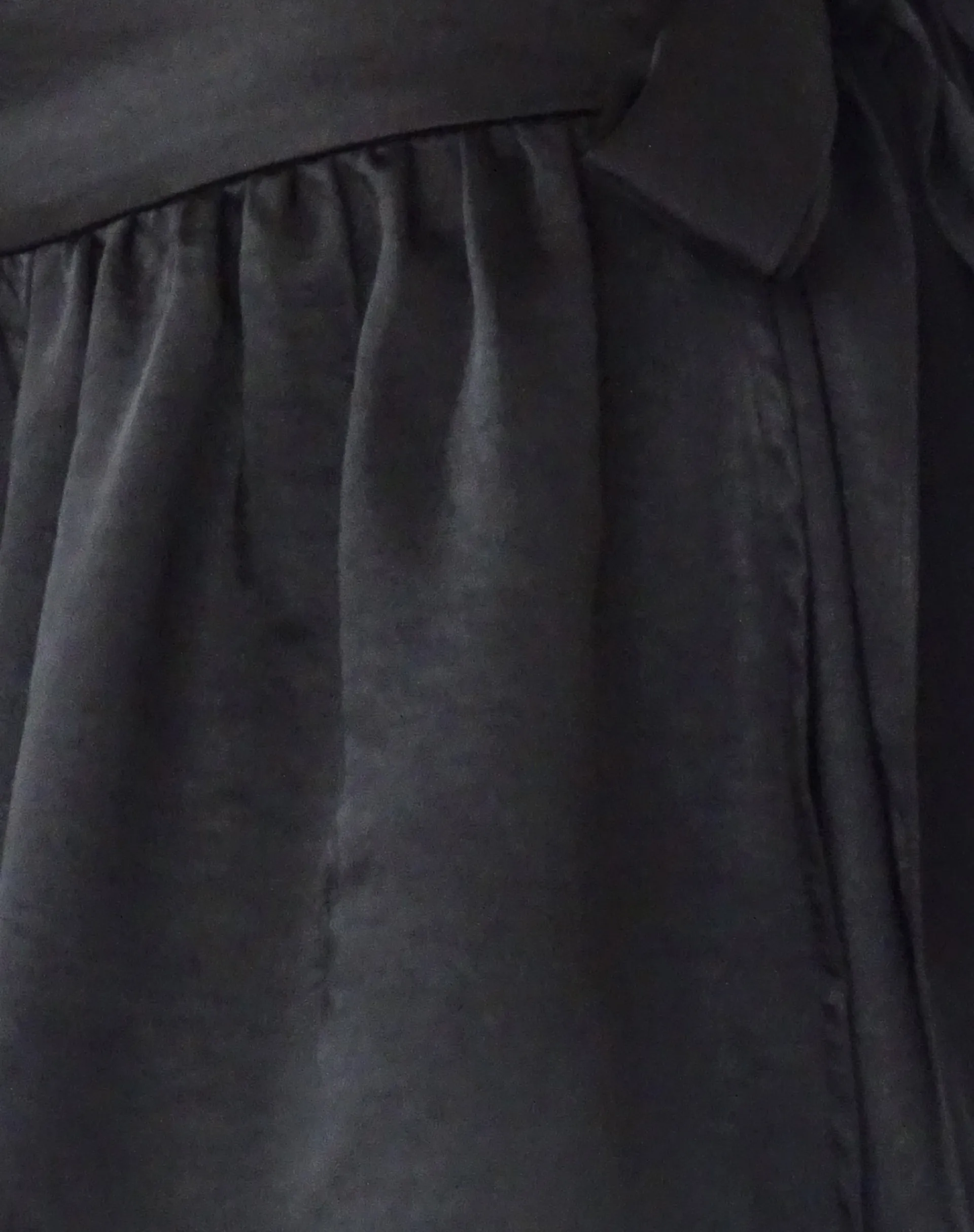 Motel Rocks Basics-Habema Wrap Mini Skirt in Satin Black