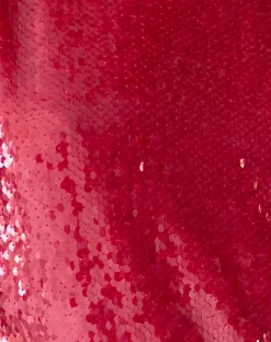 Motel Rocks Sequin Tops | Going Out Tops-Hala Vest Top in Sequin Red SequinRed
