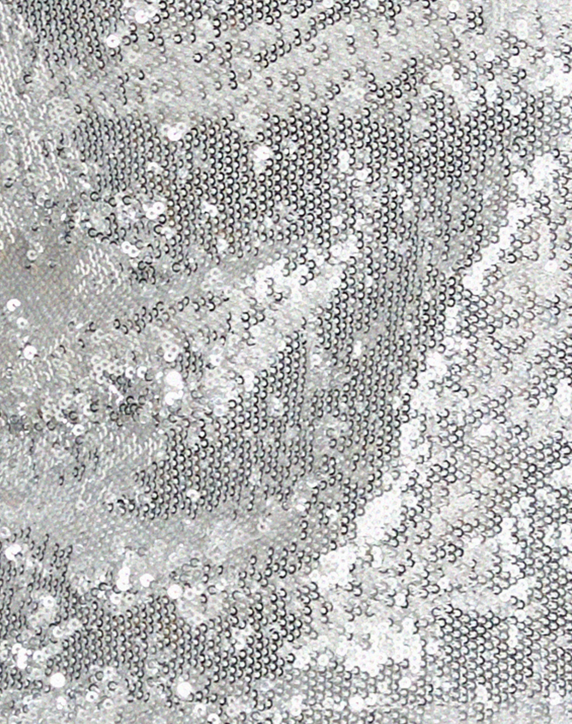 Motel Rocks Vest Tops | Sequin Tops-Hala Vest Top in Silver Chrome SilverChrome