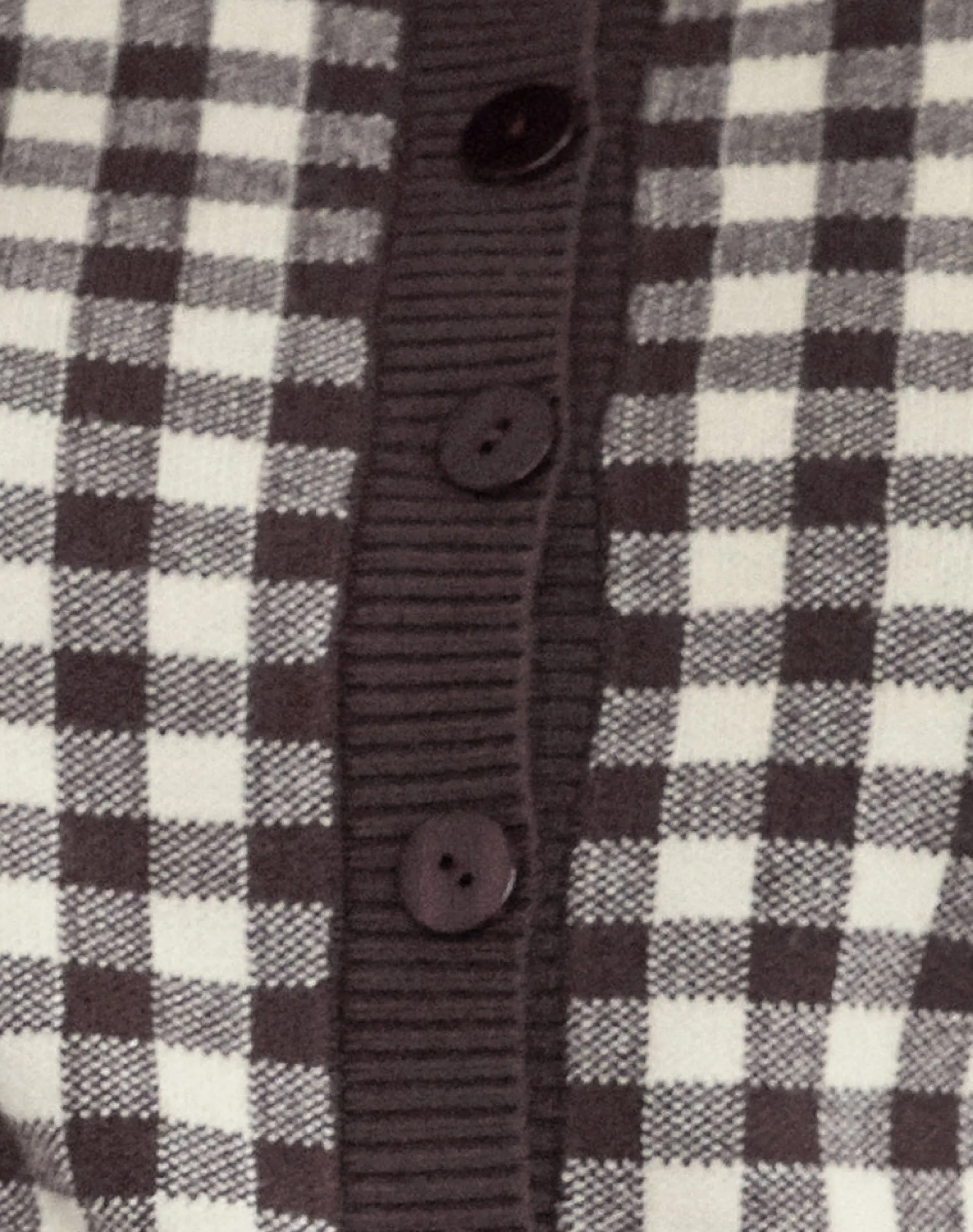 Motel Rocks Cardigans-Hanudia Cardi in Gingham Brown