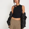 Motel Rocks Basic Tops-Iliana Top in Black
