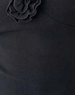 Motel Rocks Corset Tops | Strappy Tops-Indus Cami Top in Rosette Black RosetteBlack