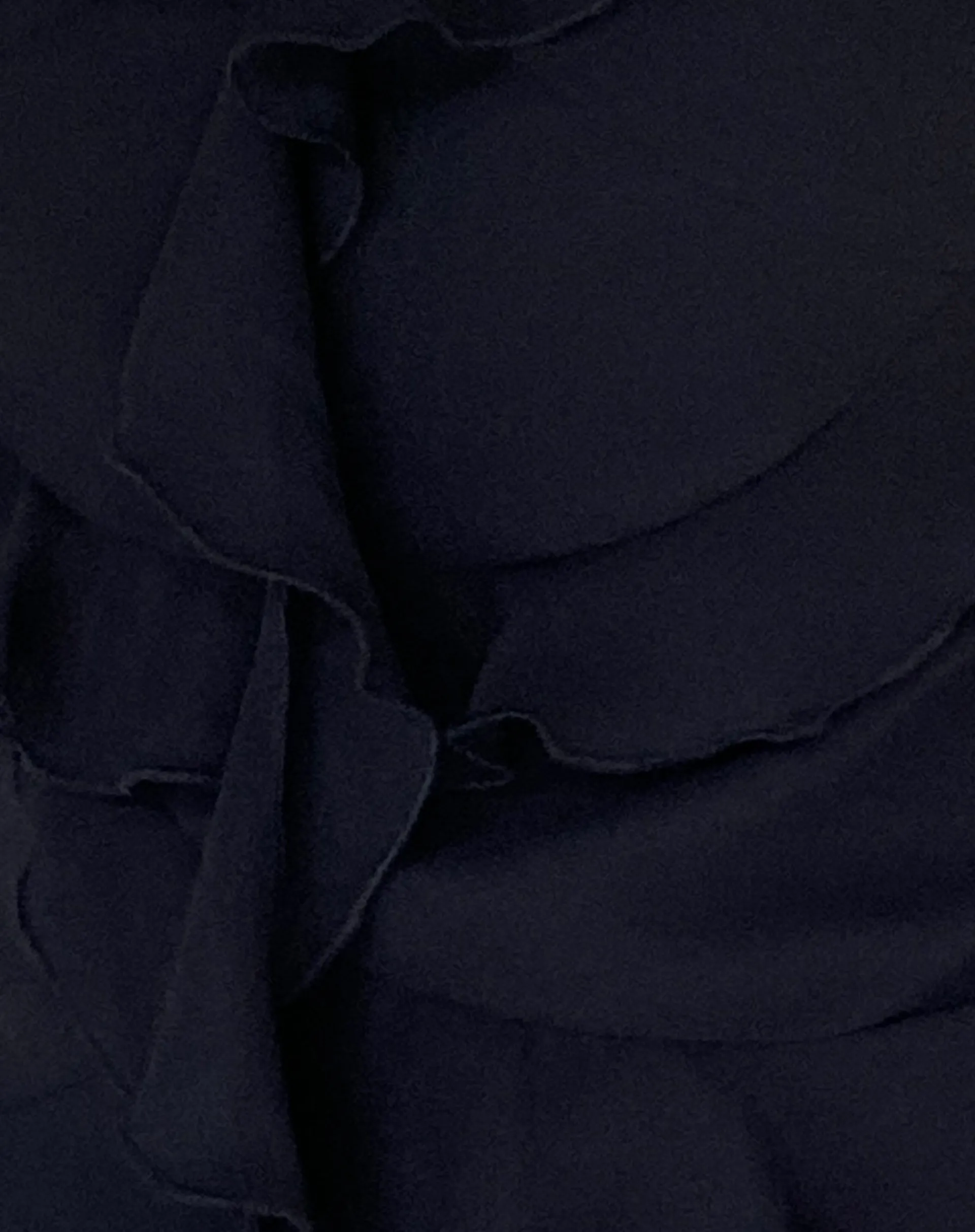 Motel Rocks Strappy Tops-Irama Asymmetric Ruffle Top in Black