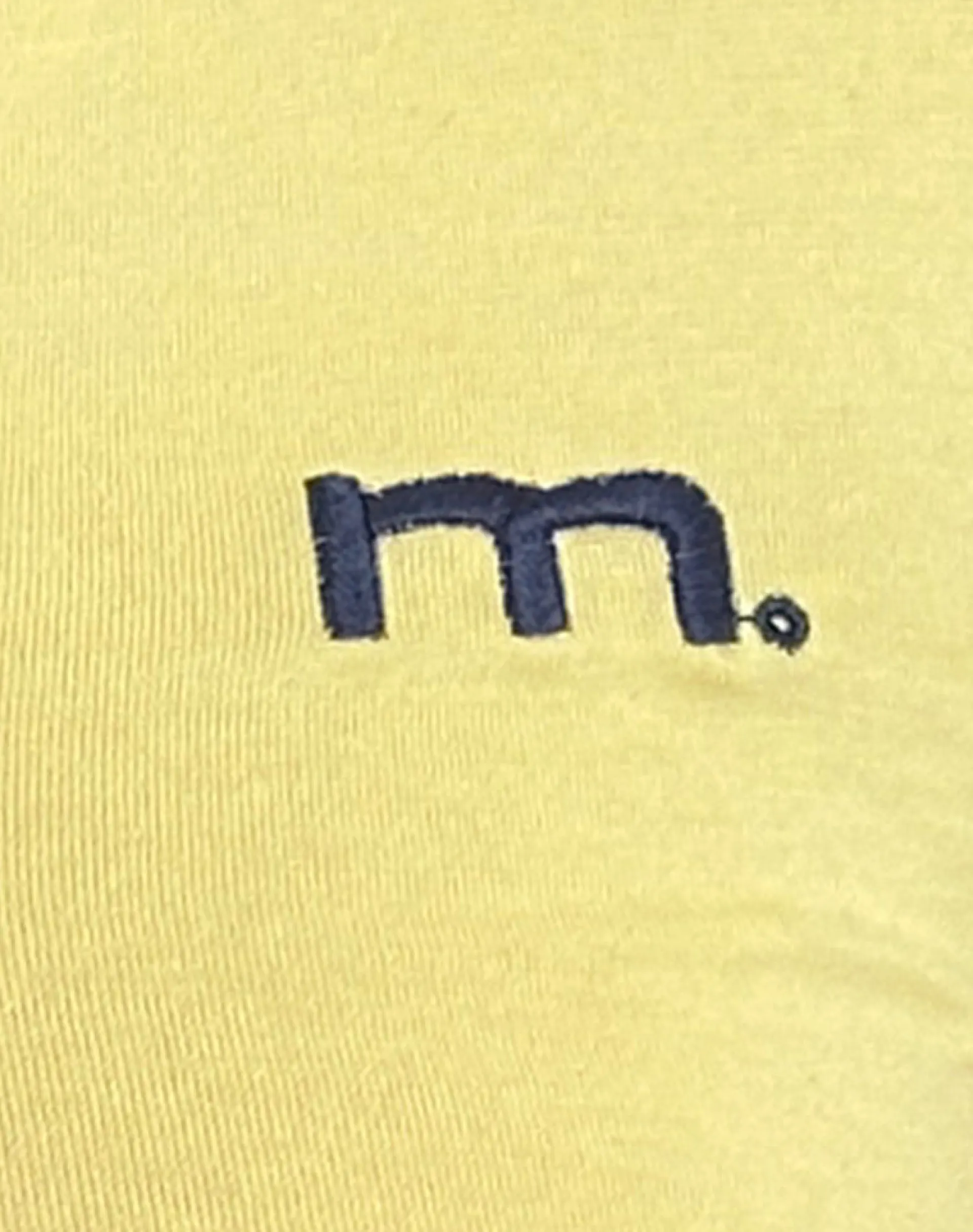 Motel Rocks Tees-Isda Top in Lemonade with Navy Binding and M Emb LemonadewithNavyBindingandMEmb
