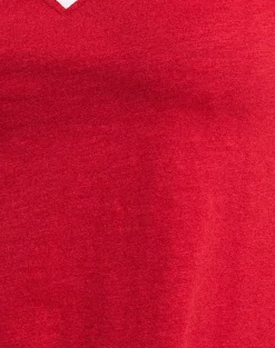Motel Rocks Basic Tops | Tees-Janan Top in Adrenaline Red with White Binding AdrenalineRedwithWhiteBinding