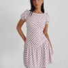 Motel Rocks Printed Dresses | Day Dresses-Jemima Mini Dress in Geometric Tile