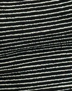 Motel Rocks Strappy Tops | Going Out Tops-Jinsu Top in Black and White Stripe with Picot Trim BlackandWhiteStripewithPicotTrim
