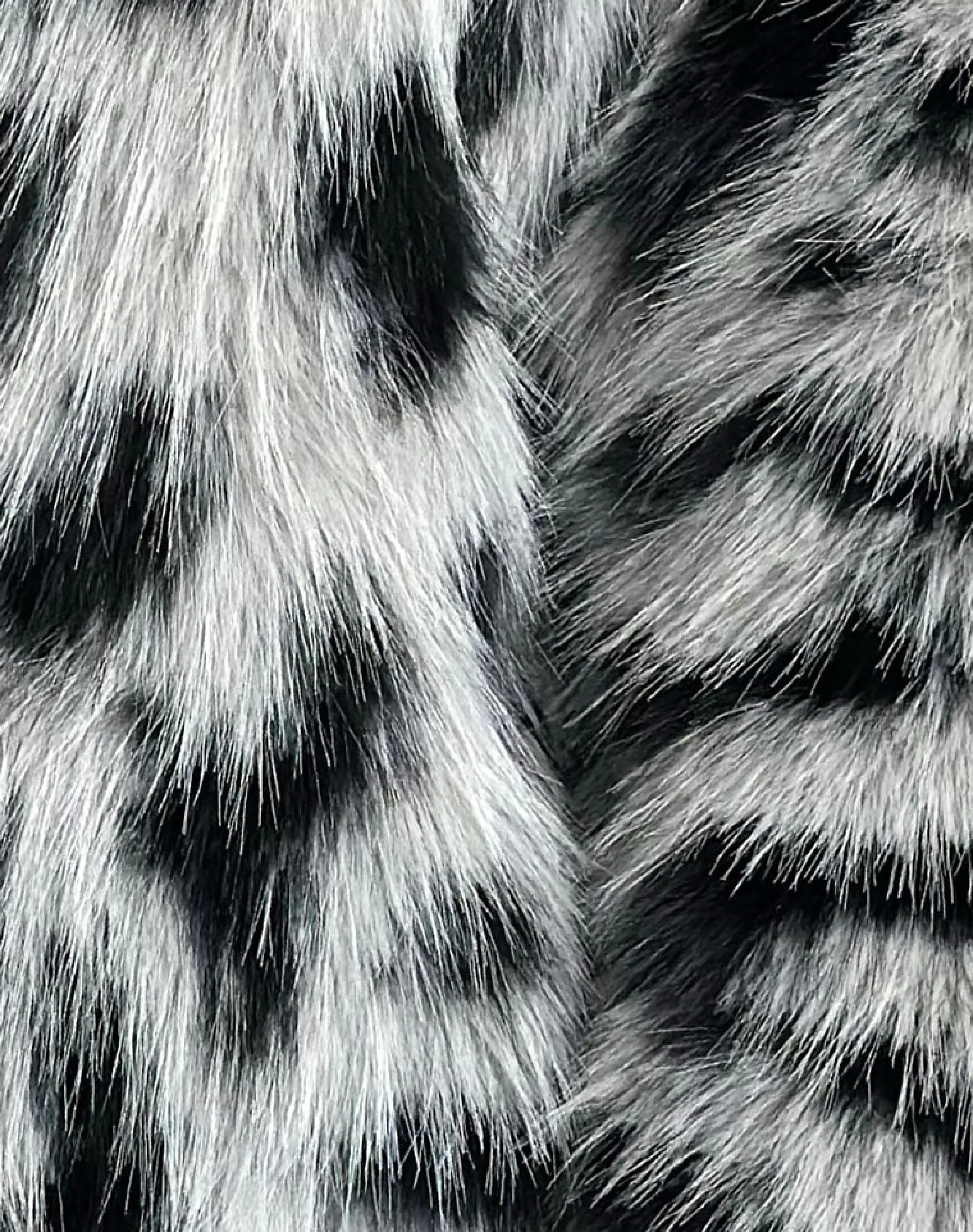 Motel Rocks Jackets-Joji Cropped Faux Fur Jacket in Grey Leopard GreyLeopard