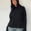 Motel Rocks Jumpers-Judah Jumper in Black