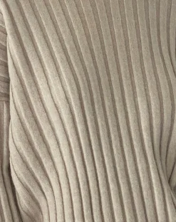 Motel Rocks Jumpers-Judah Oversized Chunky Rib Knit Jumper in Ecru