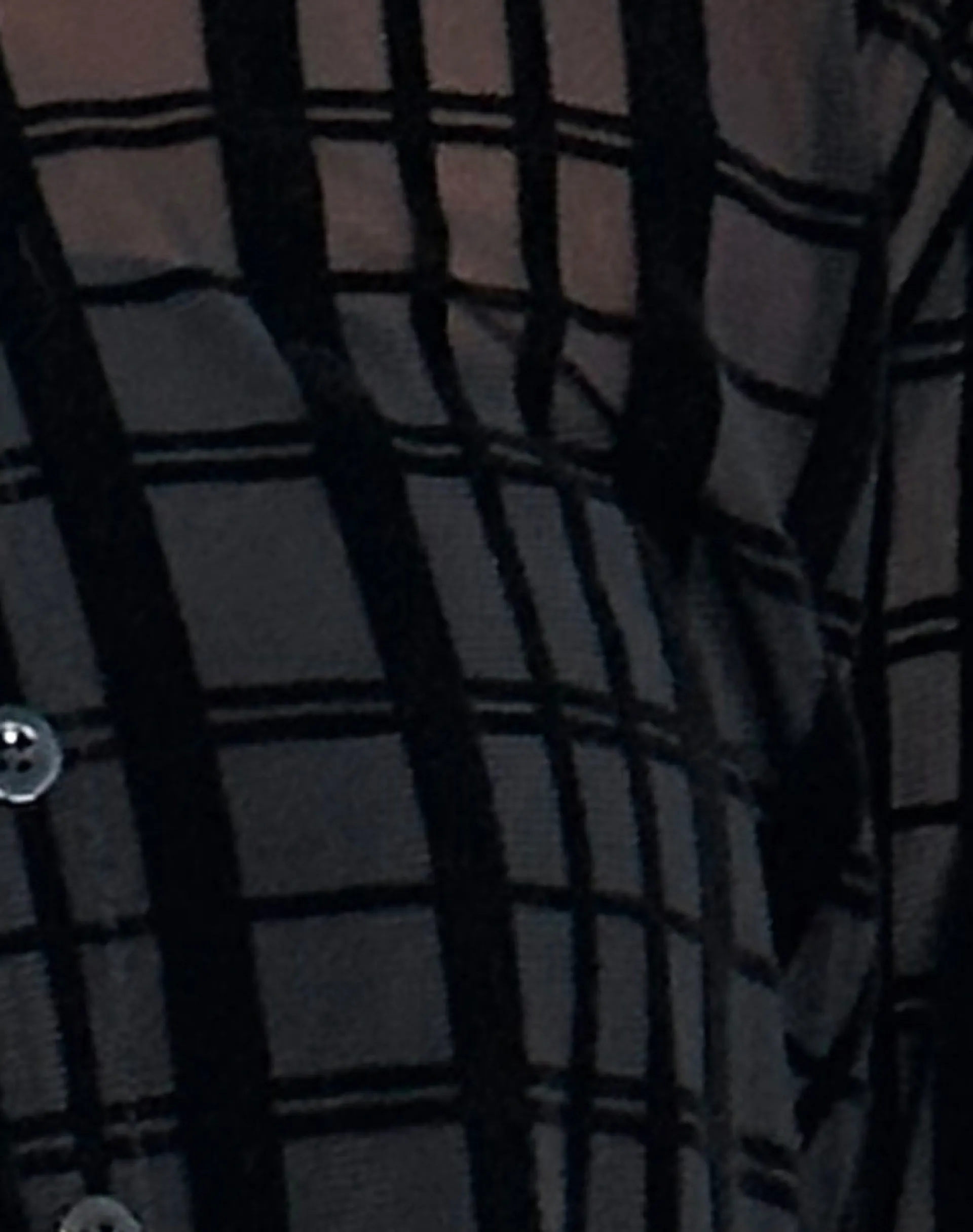 Motel Rocks Co-Ords | Shirts And Blouses-Kahula Shirt in Tonal Check Flock Black TonalCheckFlockBlack