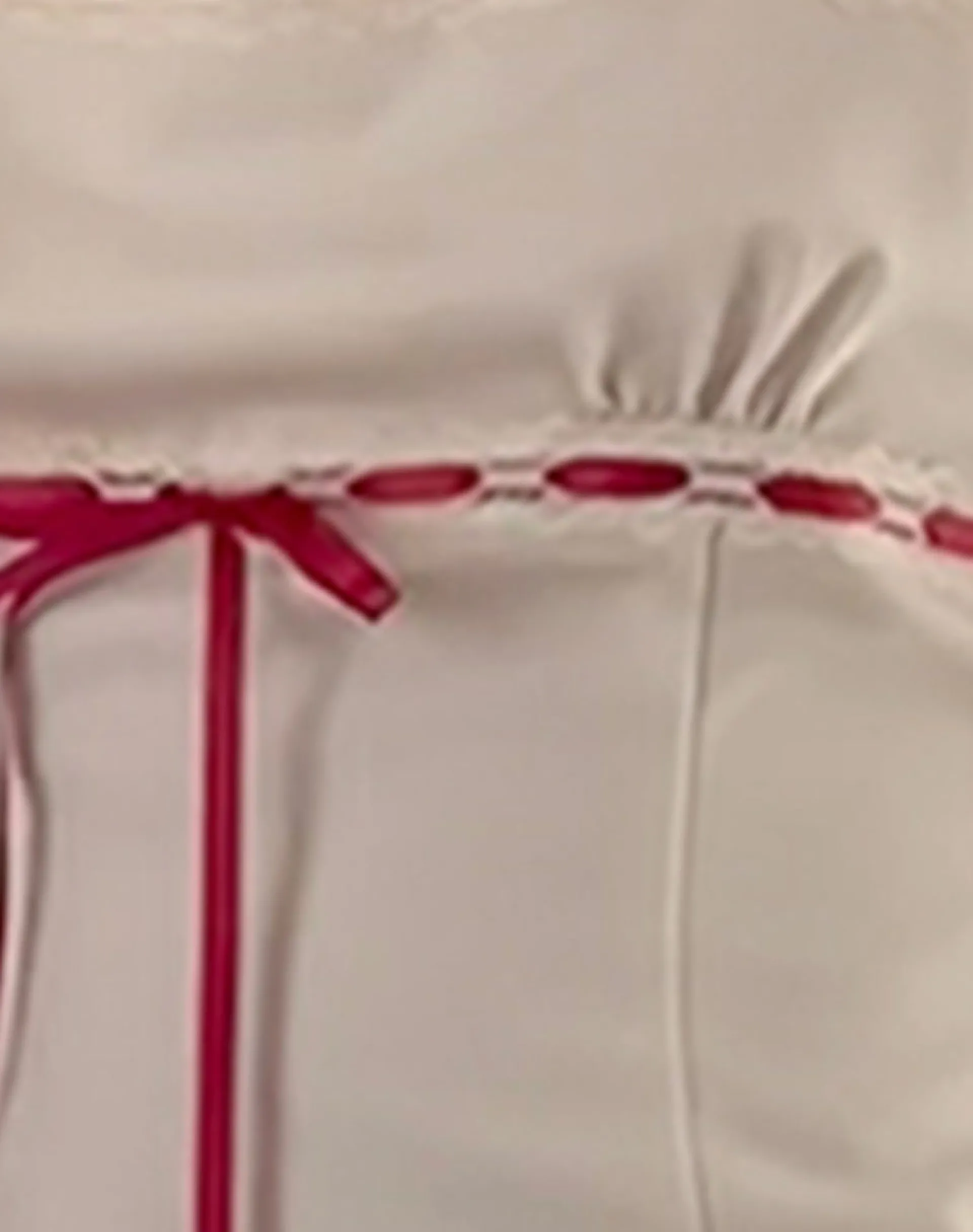Motel Rocks Co-Ords | Strappy Tops-Kaita Cami Top in Cream with Red Binding CreamwithRedBinding