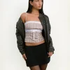 Motel Rocks Corset Tops | Printed Tops-Kaita Cami Top in Red and Yellow RedandYellow