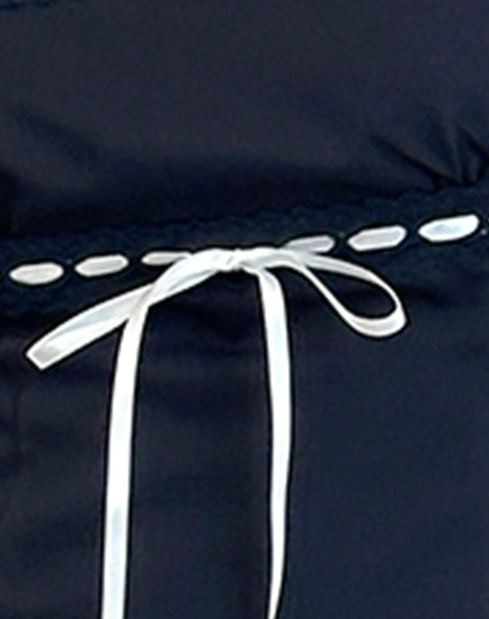 Motel Rocks Tailoring | Co-Ords-Karisa Cami Top in Navy with White Binding