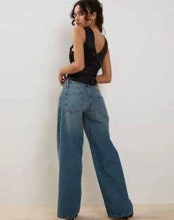Motel Rocks Going Out Tops-Kayson Crop Top in Satin Black SatinBlack