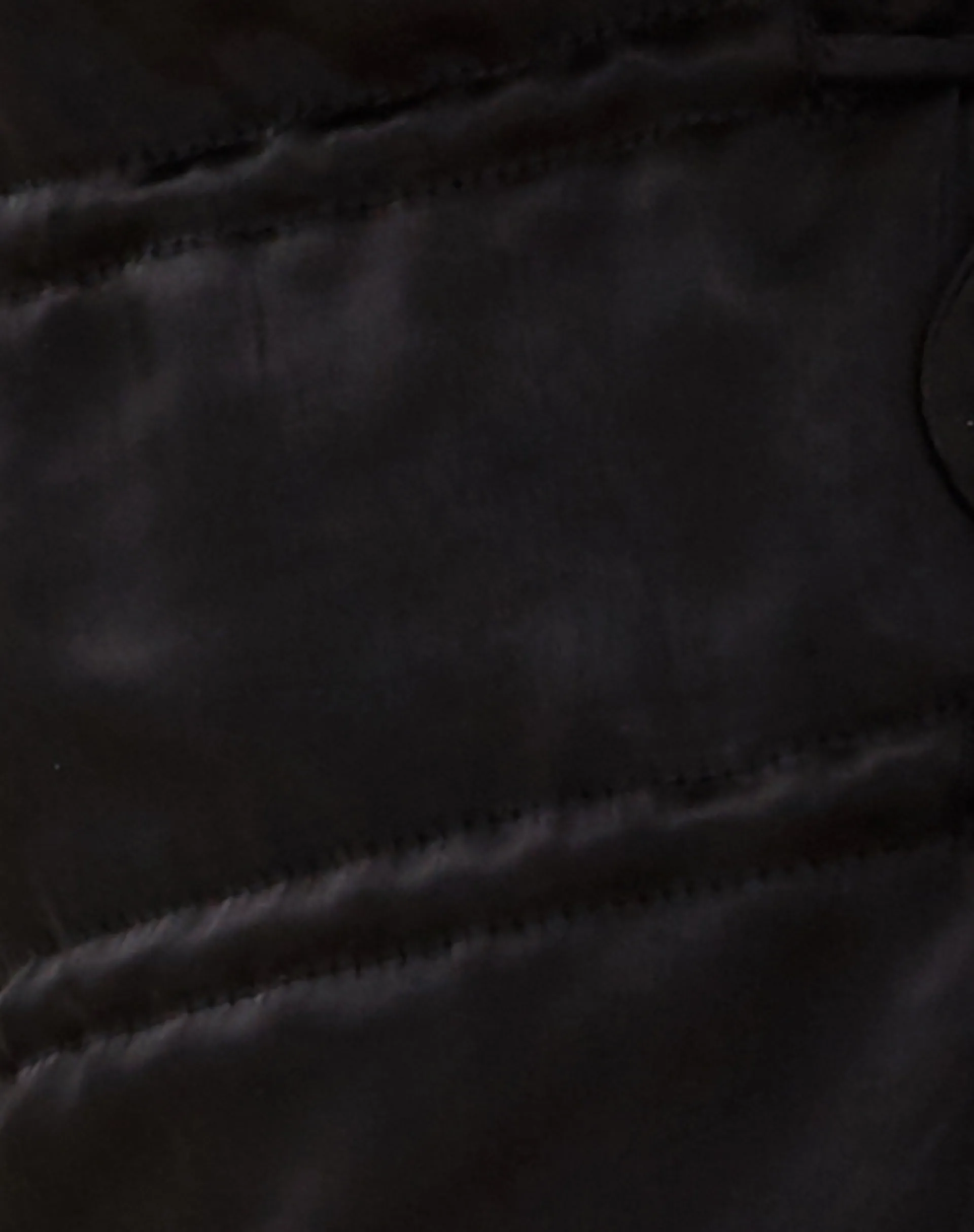 Motel Rocks Going Out Tops-Kayson Crop Top in Satin Black SatinBlack