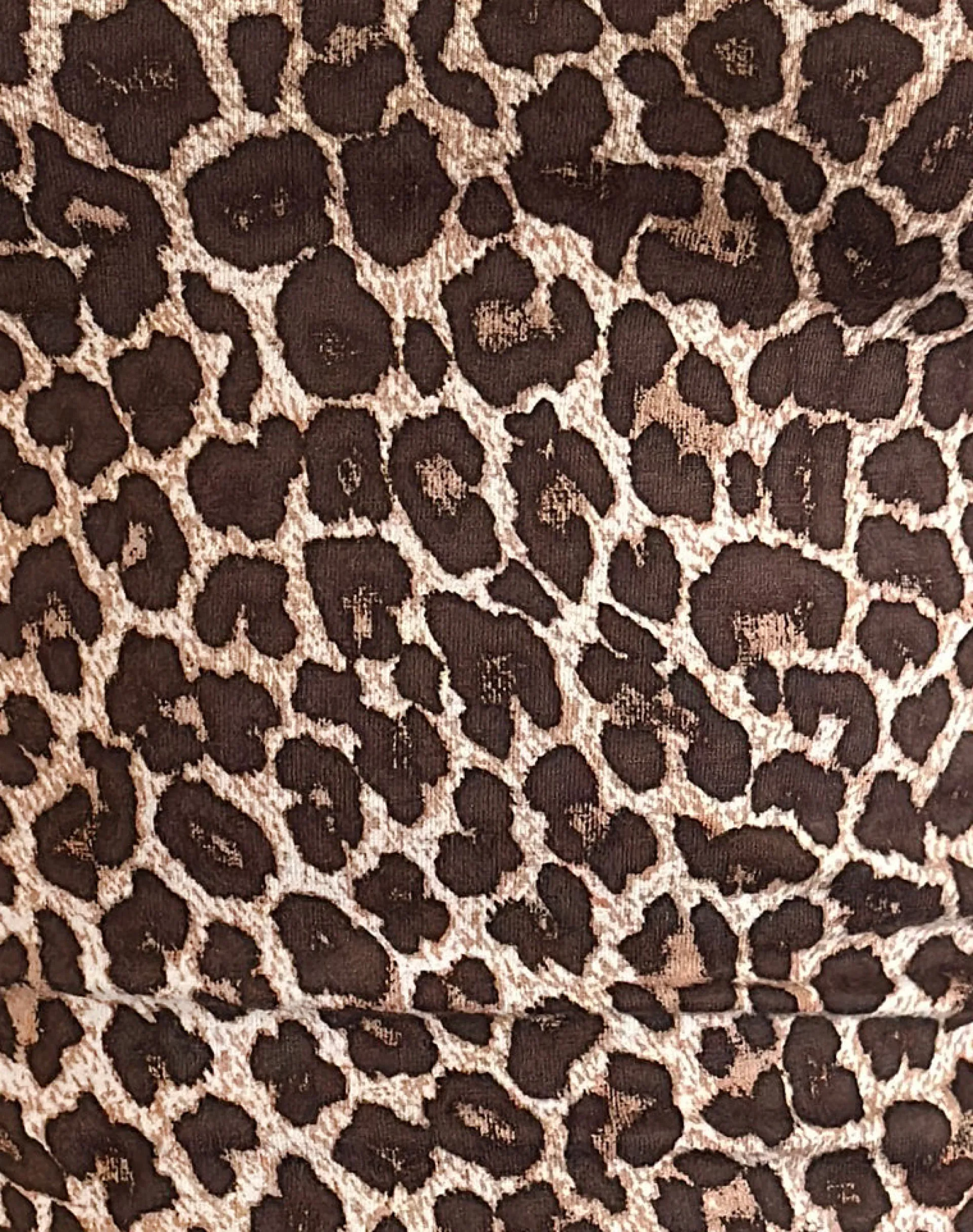 Motel Rocks Micro Shorts | Co-Ords-Kichi Micro Shorts in Rar Leopard Sandstorm with Red Trim