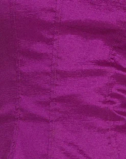 Motel Rocks Bandeau Tops-Kyanata Strapless Corset in Satin Purple