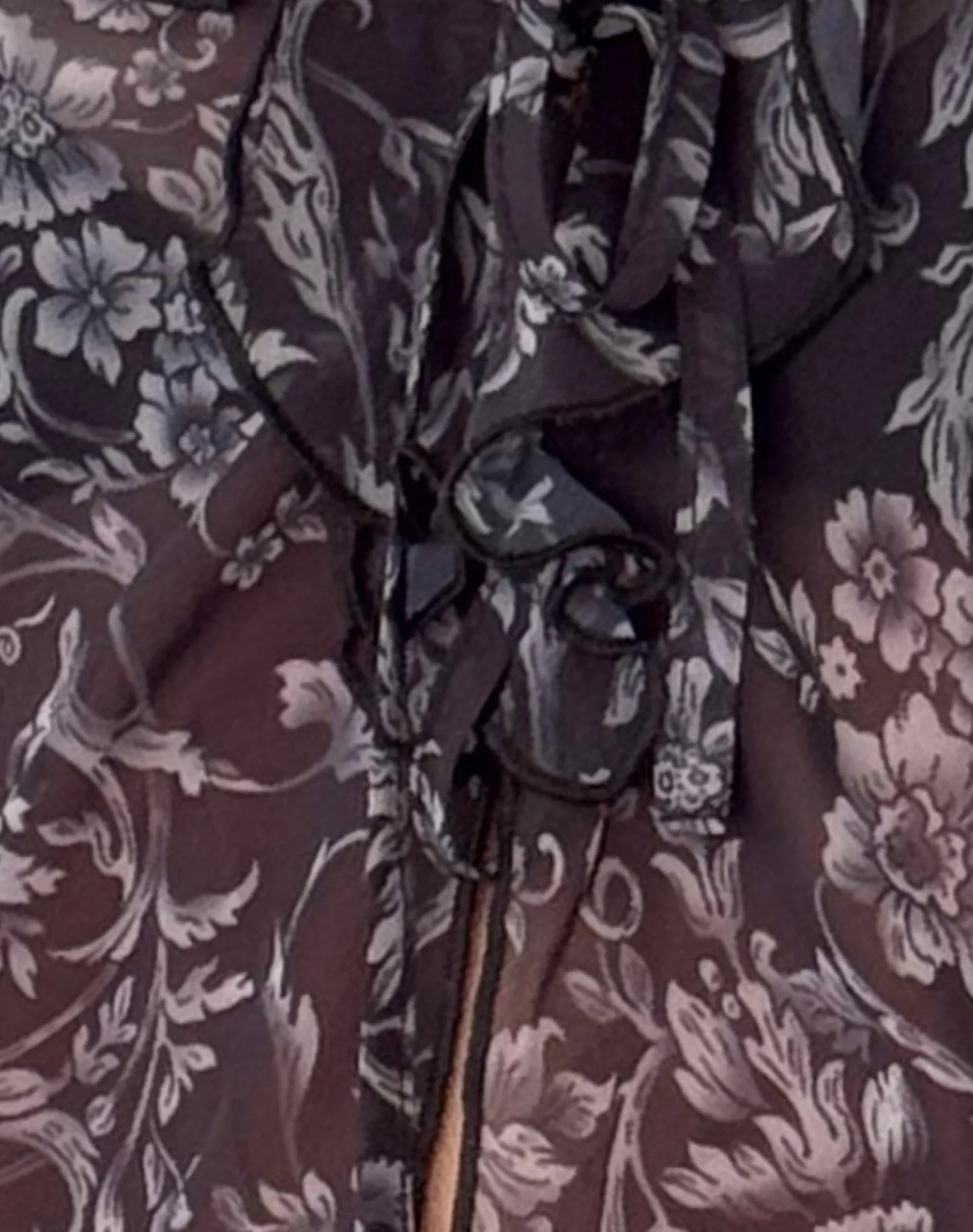 Motel Rocks Cardigans-Lakota Cardigan in Black Baroque Print
