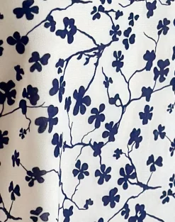 Motel Rocks Printed Skirts | Maxi Skirts-Latika Skirt in Grunge Floral Flock Cream