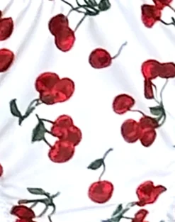 Motel Rocks Swimwear-Lawa Bikini Top in Cherries