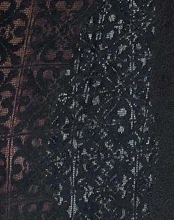 Motel Rocks Co-Ords | Maxi Skirts-Layla Maxi Skirt in Clover Lace Black CloverLaceBlack