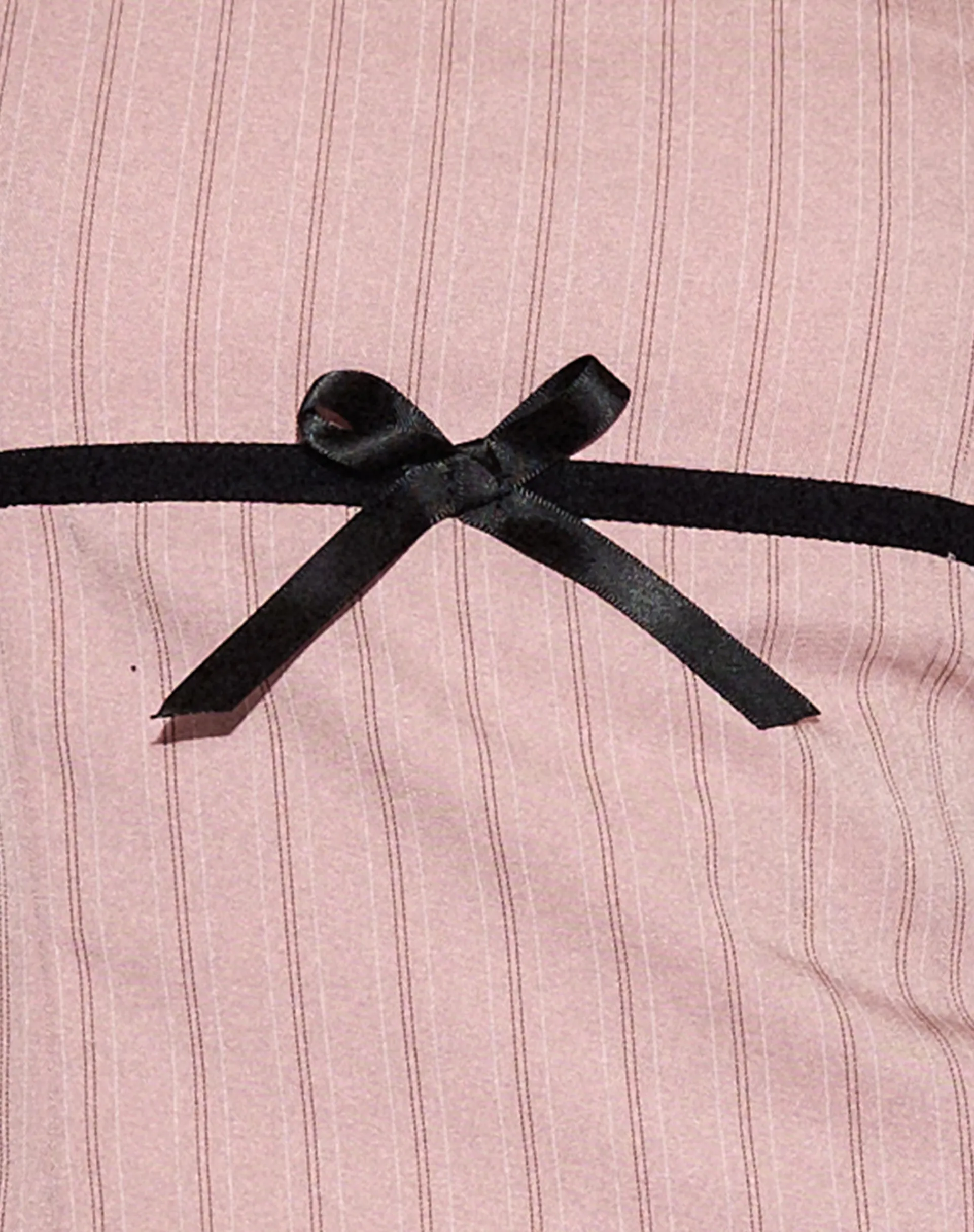 Motel Rocks Printed Tops | Going Out Tops-Leggy Tube Top in Tailoring Blush Pinstripe TailoringBlushPinstripe