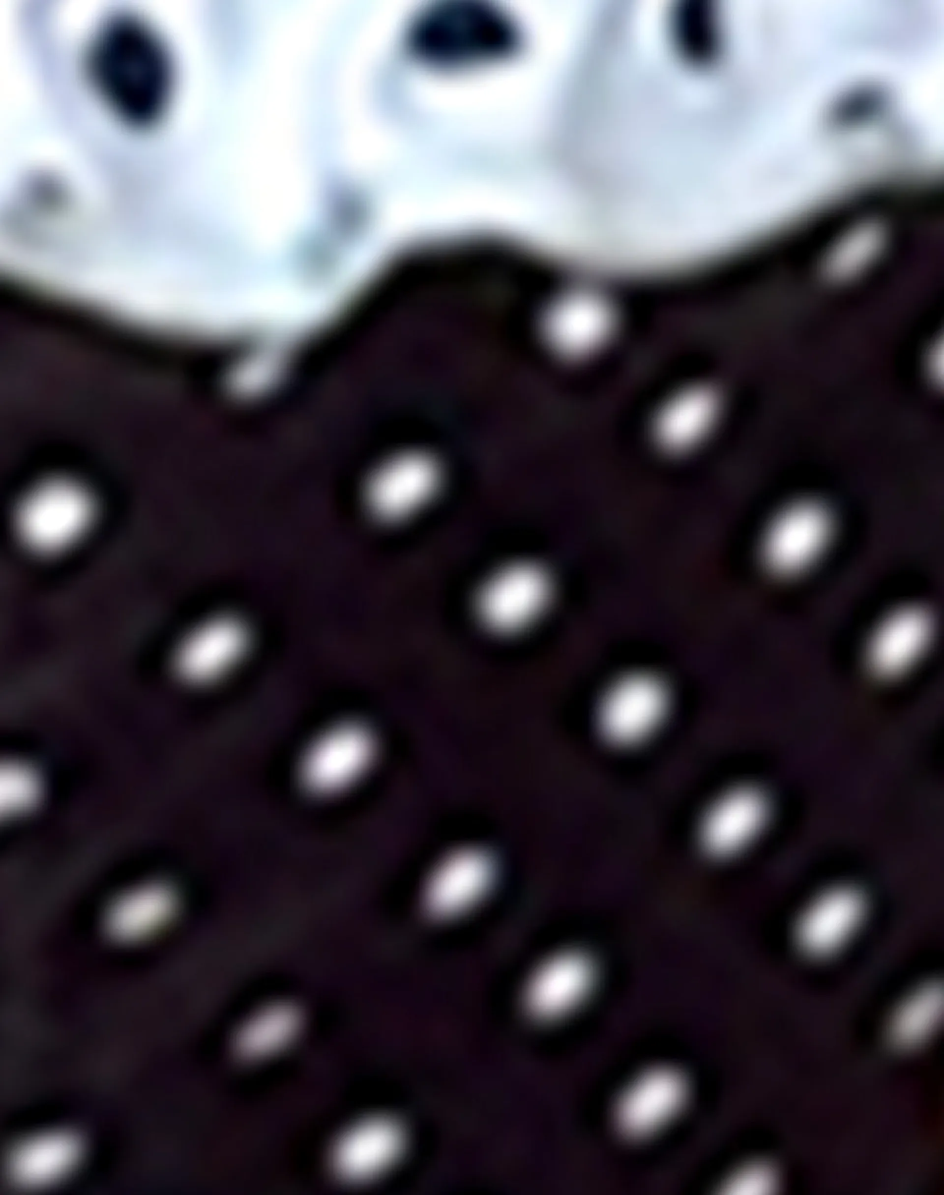 Motel Rocks Swimwear-Lentra Ruffle Bottom in Black and Blue Polka BlackBluePolka
