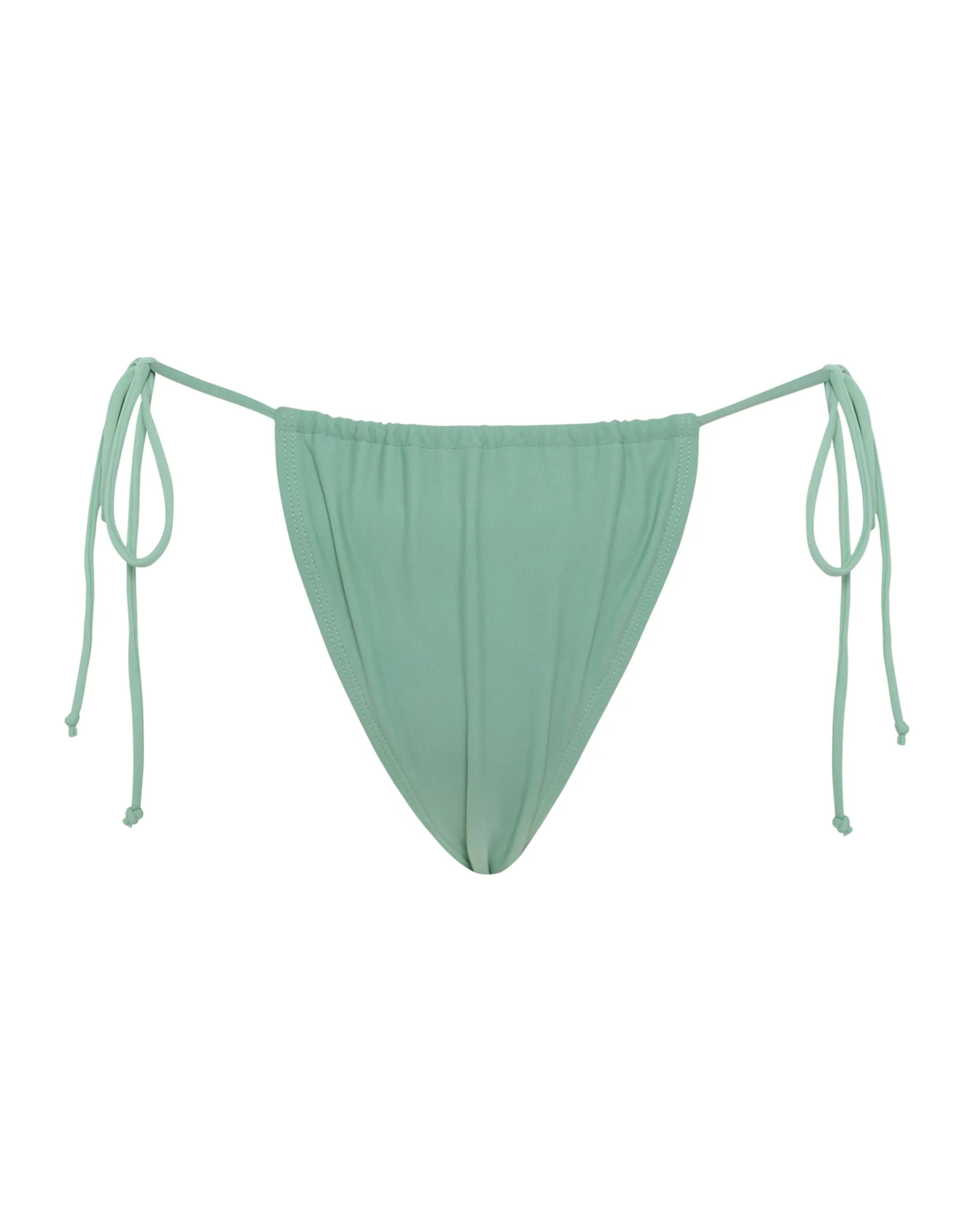 Motel Rocks Swimwear-Leyna Bikini Bottom in Green lichen