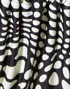 Motel Rocks Swimwear-Leyna Bikini Bottom in Optic Polka OpticPolka