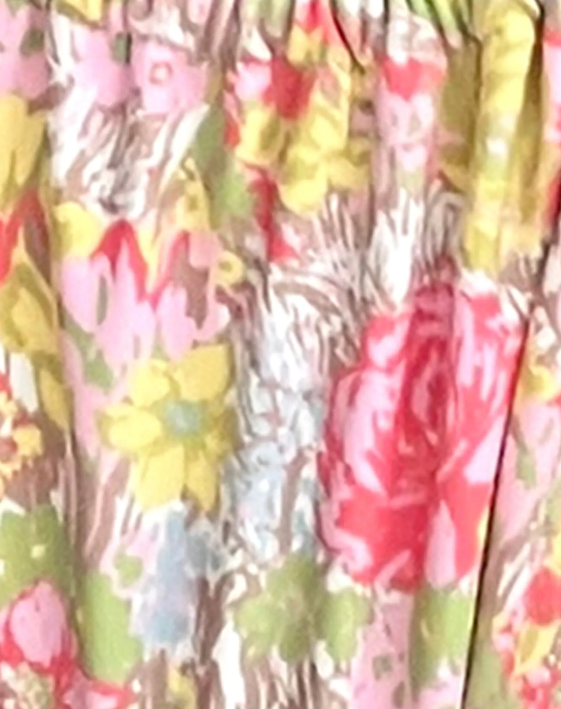 Motel Rocks Swimwear-Leyna Bikini Bottom in Pink Abstract Floral Swim PinkAbstractFloralSwim