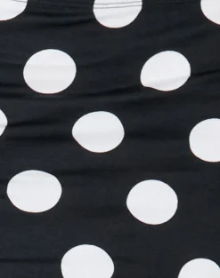 Motel Rocks Co-Ords | Mini Skirts-Lidya Mini Skirt in XL Spot Black XLSpotBlack