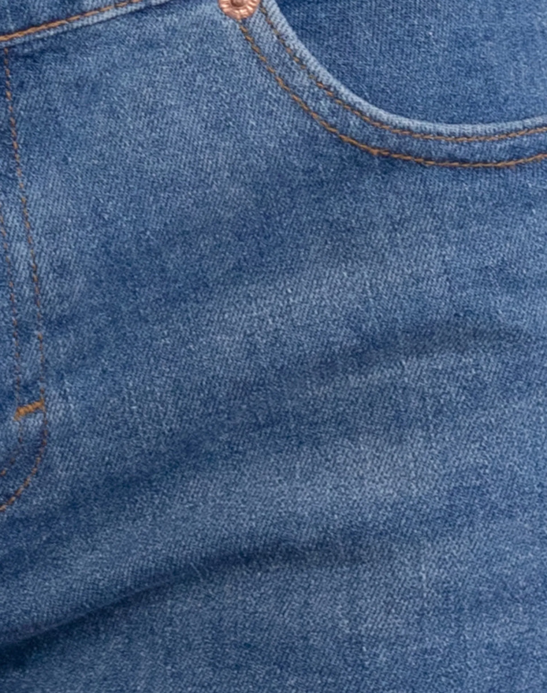 Motel Rocks Jorts-Low Rise Denim Hot Pants in Bay Blue