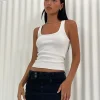 Motel Rocks Denim Skirts-Low Rise Mini Skirt in Black Wash BlackWash