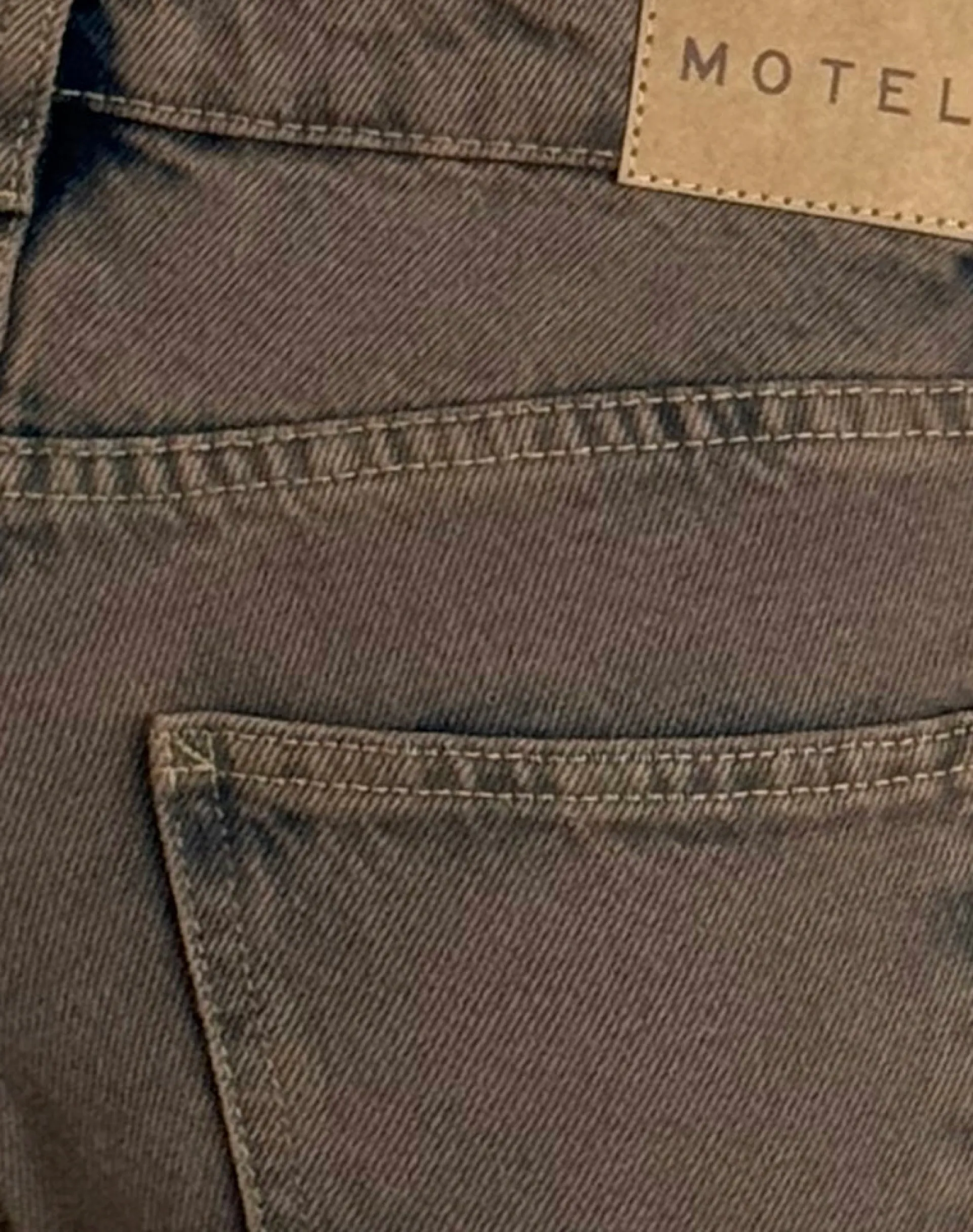 Motel Rocks Low Rise Pants | Jeans-Low Rise Parallel Jeans in Dark Sand darksand