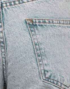 Motel Rocks Low Rise Pants | Jeans-Low Rise Parallel Jeans in 80s Light Blue Wash 80sLightBlueWash