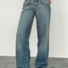 Motel Rocks Jeans | Roomy Jeans-Low Rise Roomy Jeans in Vintage Bleach VintageBleach