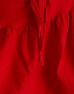 Motel Rocks Mini Skirts-Maddy Mini Skirt in Red Knit
