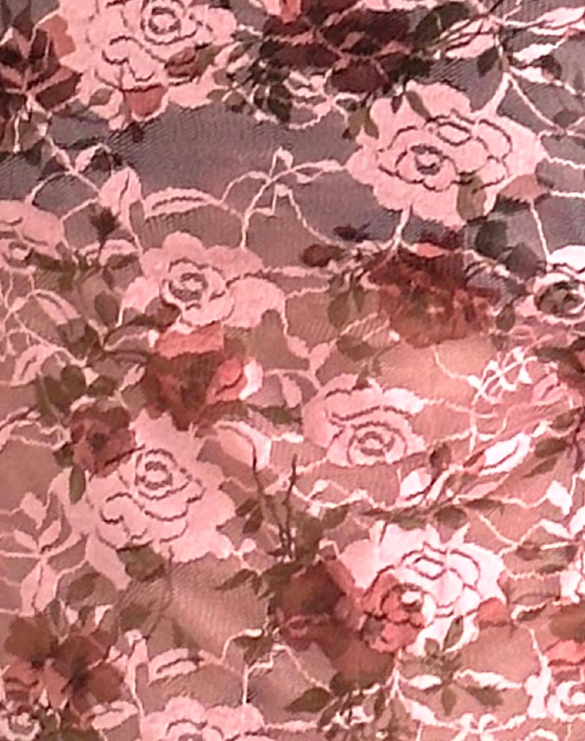 Motel Rocks Co-Ords | Printed Tops-Magita Top in Pink Lace Floral Bloom