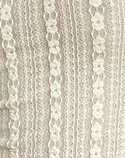 Motel Rocks Printed Tops | Long Sleeve Tops-Malakai Long Sleeve Top in Lace Ivory LaceIvory