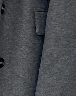 Motel Rocks Jackets | Coats-Malati Longline Coat in Charcoal