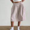Motel Rocks Printed Skirts | Midi Skirts-Manasi Midi Skirt in Geometric Tile