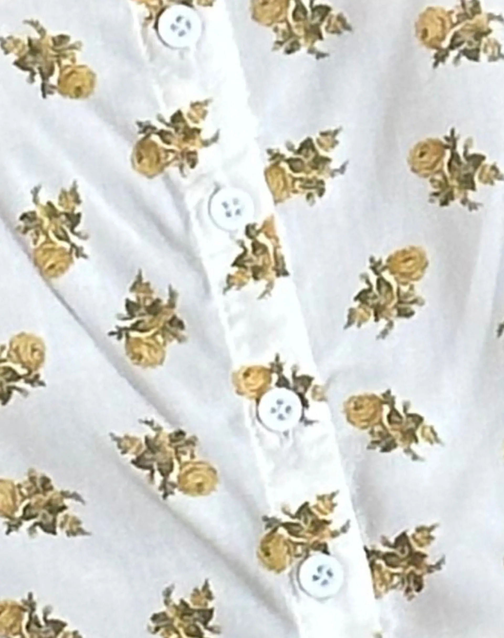 Motel Rocks Co-Ords | Printed Tops-Maria Top in Funshine Floral Off White