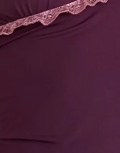 Motel Rocks Strappy Tops-Marjorie Strappy Top in Smooth Slinky Berry