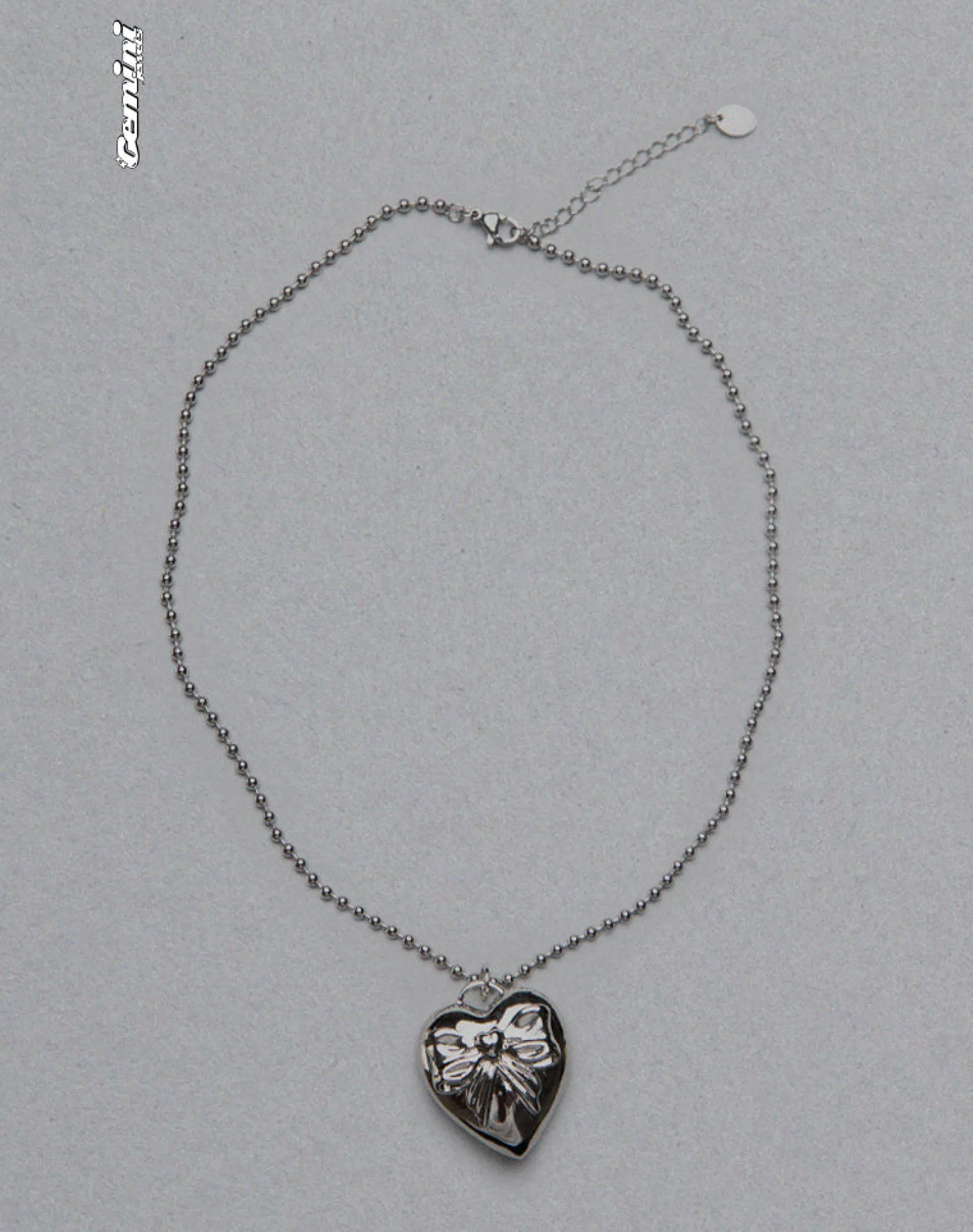 Motel Rocks Accessories-Matilda Silver Heart Necklace