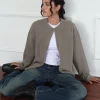 Motel Rocks Cardigans-Maureen Cardigan in Taupe