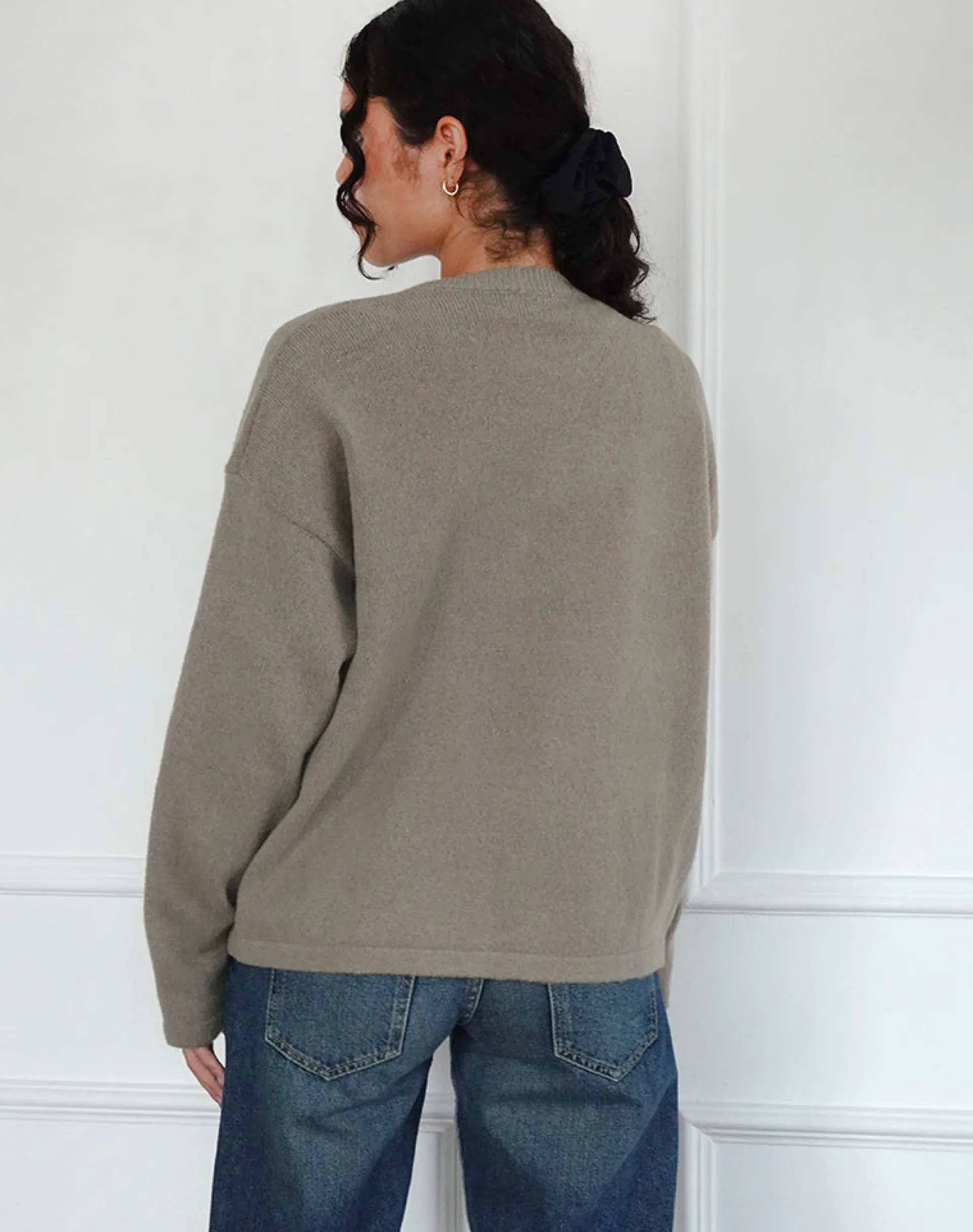 Motel Rocks Cardigans-Maureen Cardigan in Taupe